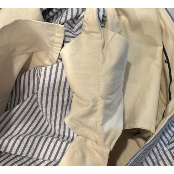 Brooks Brothers Seersucker Pants Men’s Size 30 X 25 Lightweight Striped ALTERED - Picture 8 of 11